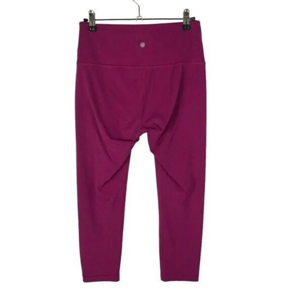 Yogalicious Magenta Buttery Soft Crop Athletic Legging Pants S - Picture 2 of 4